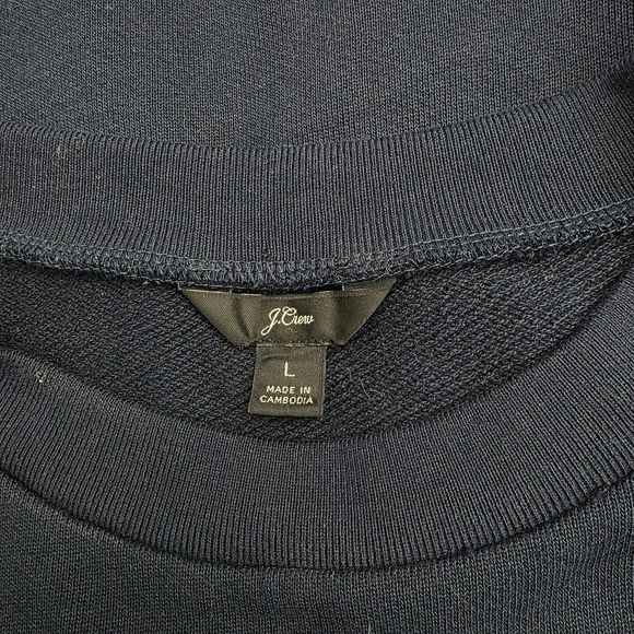 J.crew Le Ski Oui Oui Navy Blue Sweatshirt Sweater Top Size Large - Picture 4 of 4